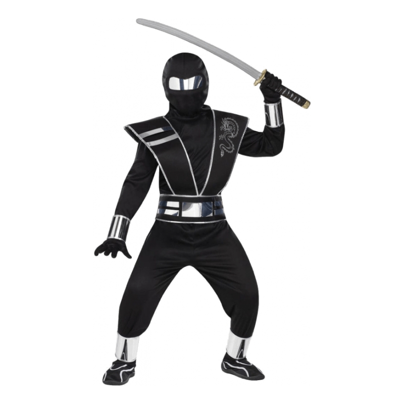 Maskeradkläder Barn - Spegelninja Maskeradkläder Barn - Spegelninja