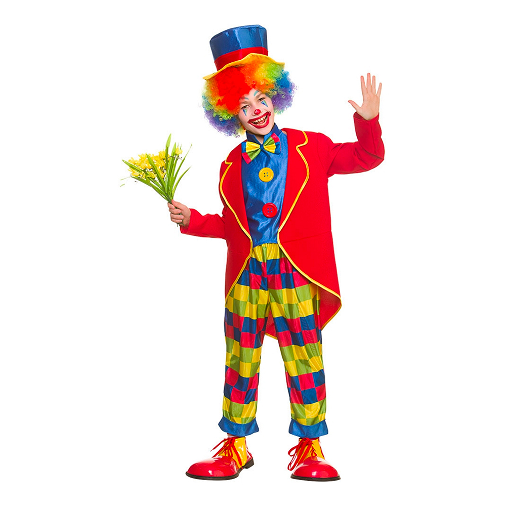 Cirkus clown barn kostyme partyking.no