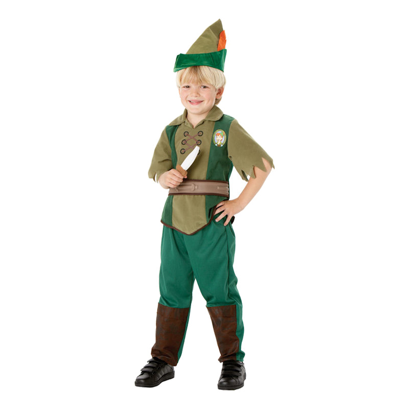 Peter Pan Barn Maskeraddräkt Peter Pan Barn Maskeraddräkt