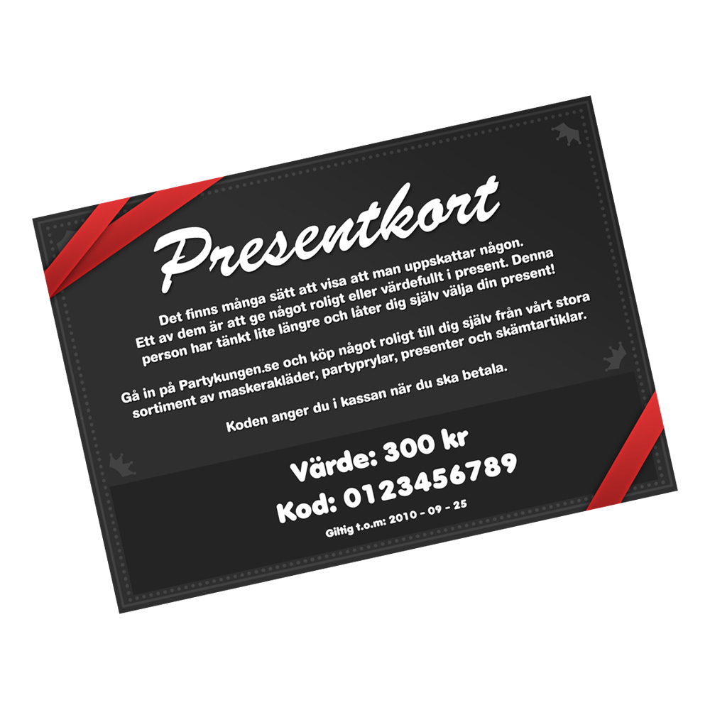 Presentkort Presentkort