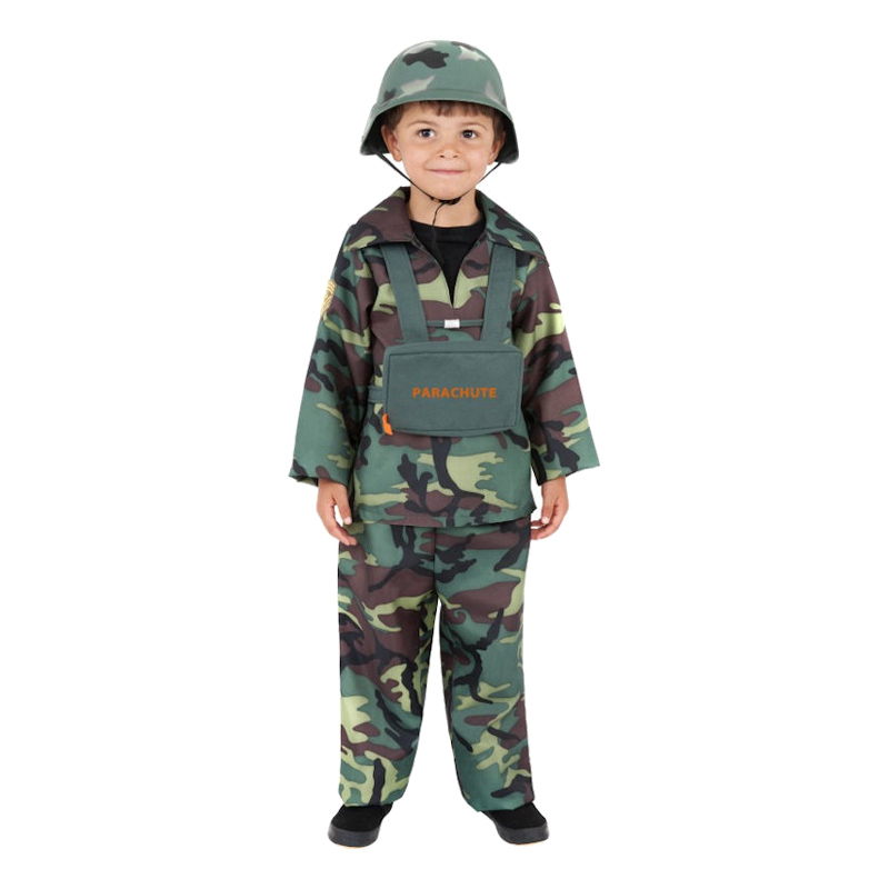 Soldat Barn Maskeraddräkt Soldat Barn Maskeraddräkt