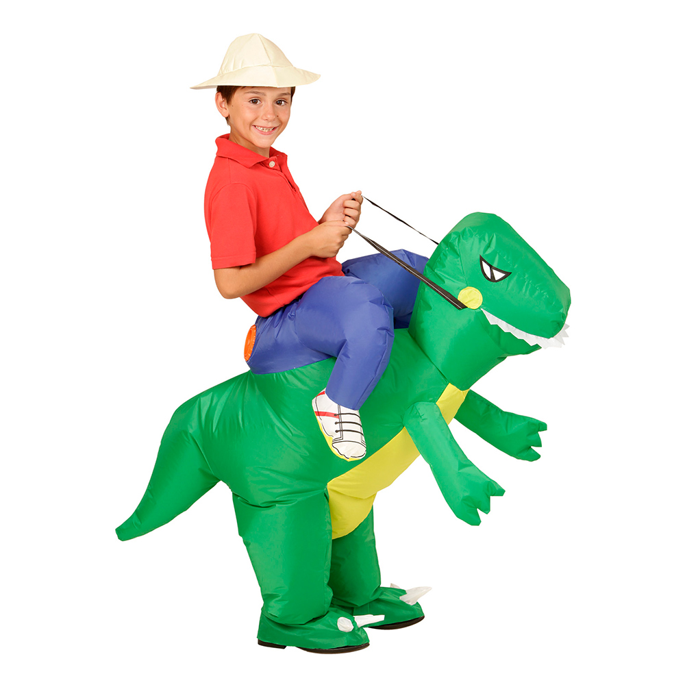 Maskeradkläder Barn - Uppblåsbar Dinosaurie Maskeradkläder Barn - Uppblåsbar Dinosaurie