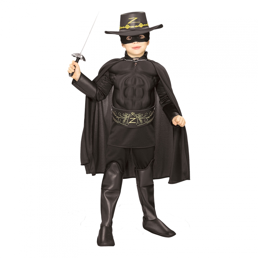 Maskeradkläder Barn - Zorro med Muskler Maskeradkläder Barn - Zorro med Muskler