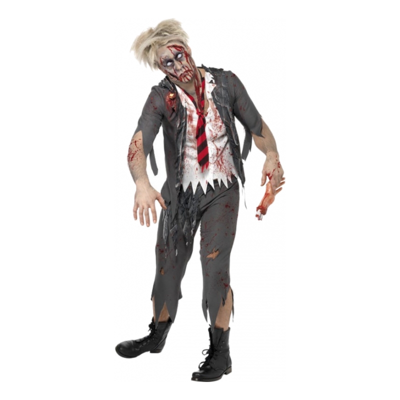 Maskeradkläder Vuxna - Zombie Skolpojke - Medium Maskeradkläder Vuxna - Zombie Skolpojke - Medium