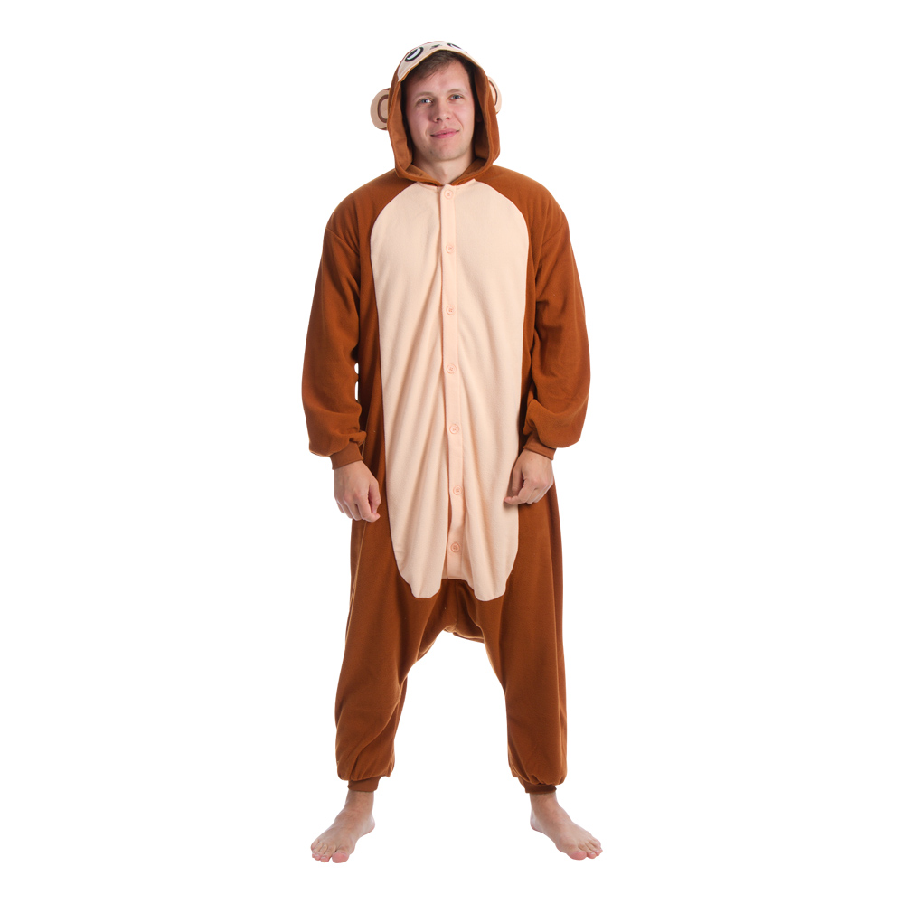 Maskeradkläder Vuxna - Apa Kigurumi - Medium Maskeradkläder Vuxna - Apa Kigurumi - Medium