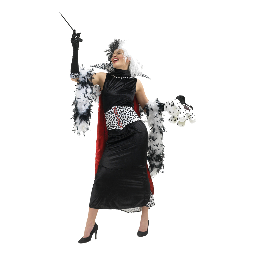 Cruella De Vil Maskeraddräkt - Small
