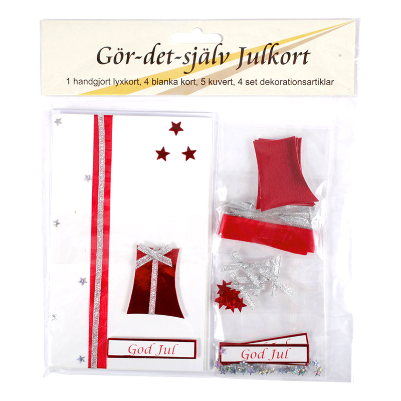 Gör-Det-Själv Julkort Kit