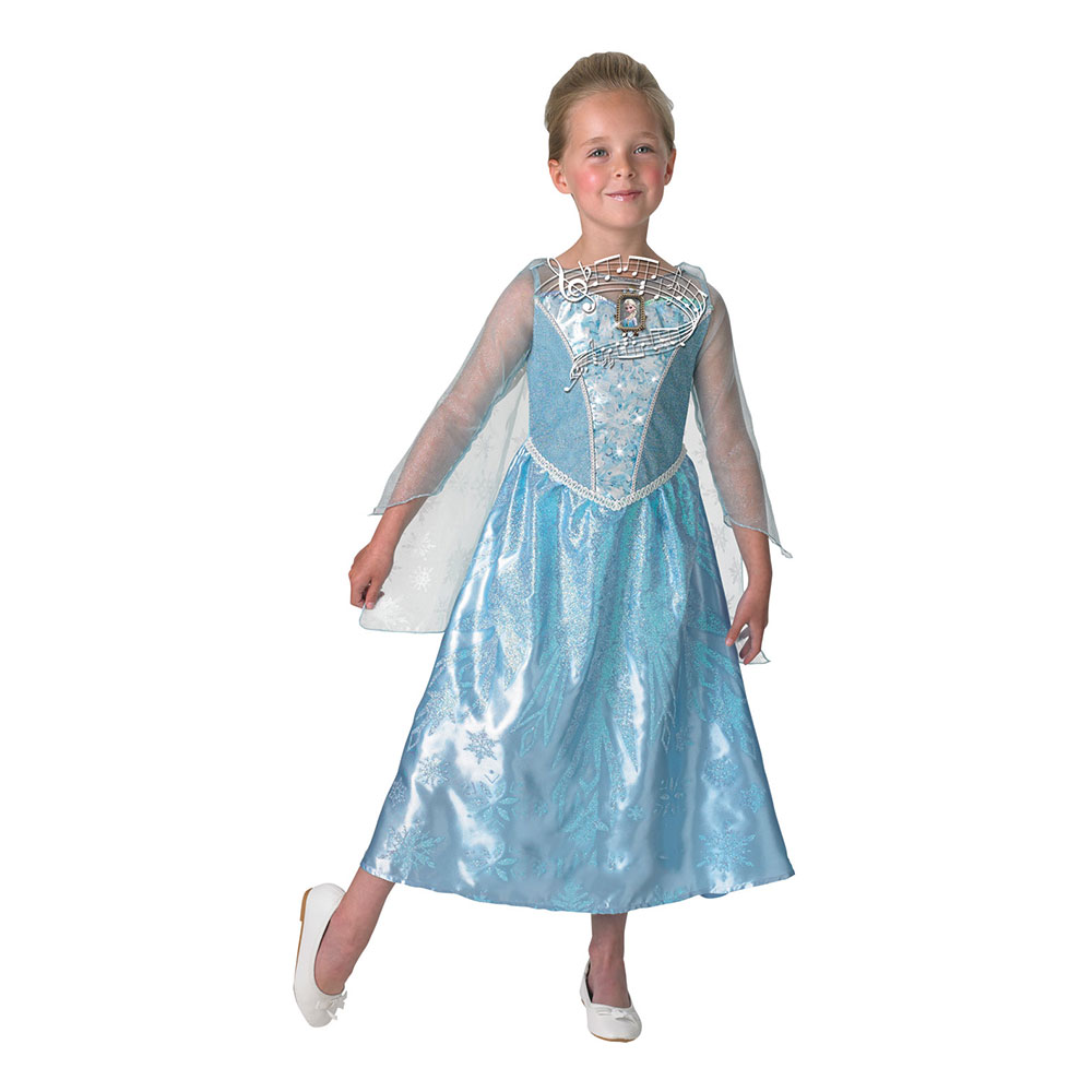 Elsa Spelande Barn Maskeraddräkt - Small