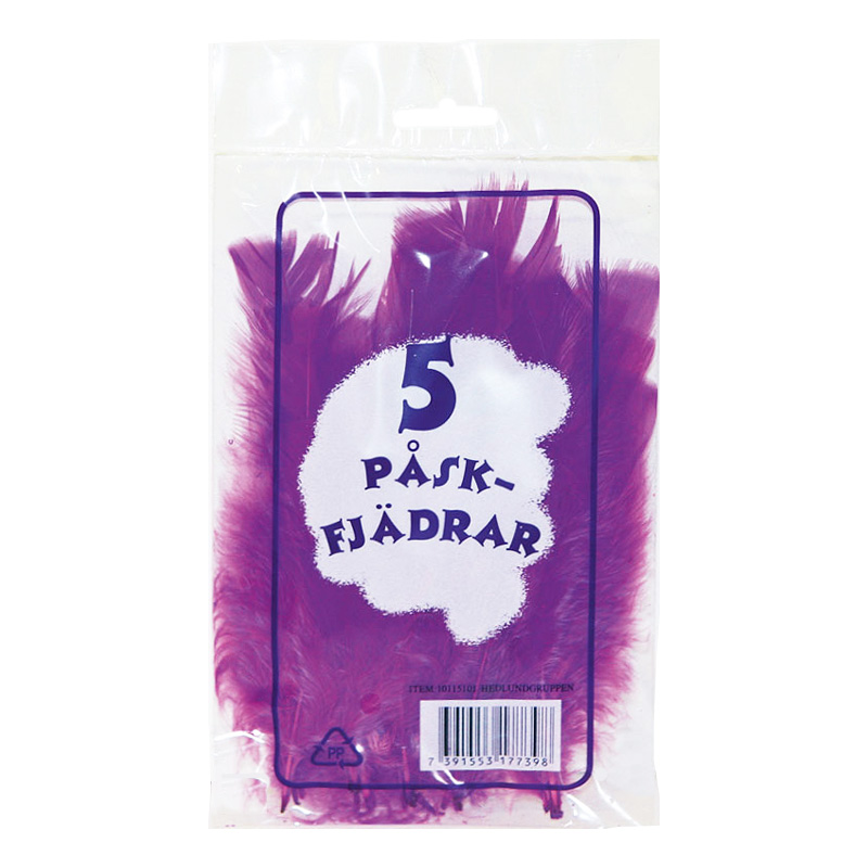 Fjädrar Lila - 5-pack