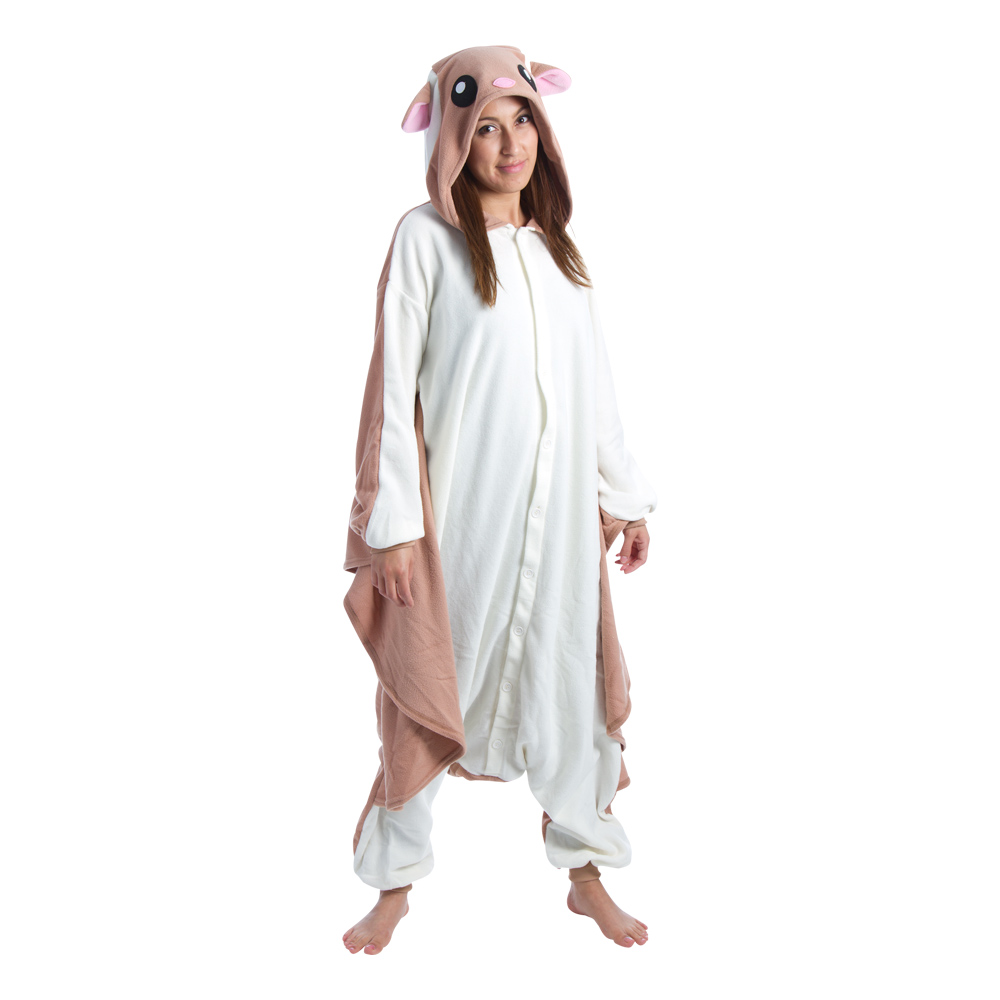 Maskeradkläder Vuxna - Flygekorre Kigurumi - Medium Maskeradkläder Vuxna - Flygekorre Kigurumi - Medium