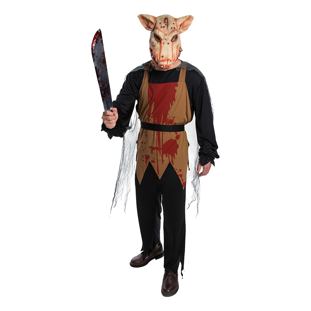 Maskeradkläder Vuxna - Gris Slaktare - One size Maskeradkläder Vuxna - Gris Slaktare - One size