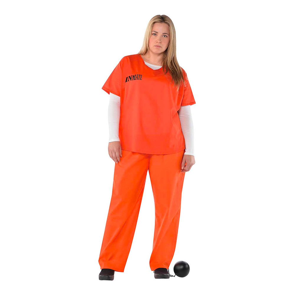 Maskeradkläder Vuxna - Kvinnlig Fånge Plus-size - Plus Size Maskeradkläder Vuxna - Kvinnlig Fånge Plus-size - Plus Size
