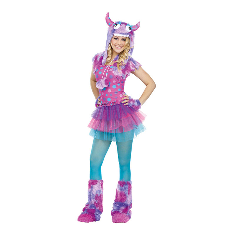 Maskeradkläder Vuxna - Monsterklänning Teen - One size Maskeradkläder Vuxna - Monsterklänning Teen - One size