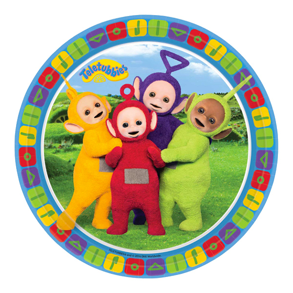 Pappersassietter Teletubbies - 8-pack