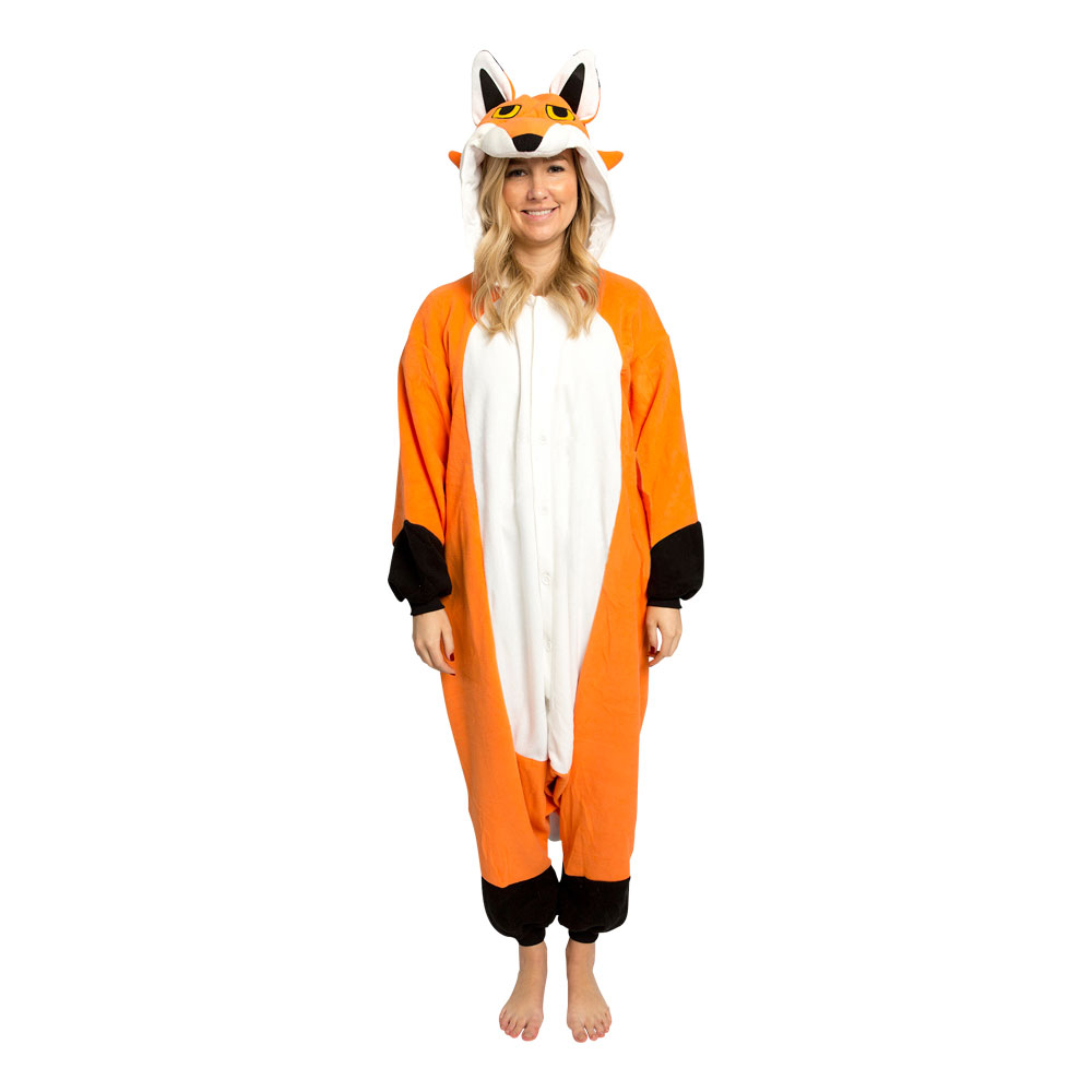 Maskeradkläder Vuxna - Rödräv Kigurumi - Medium Maskeradkläder Vuxna - Rödräv Kigurumi - Medium