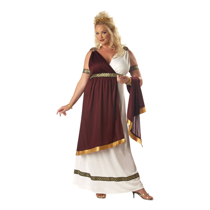 Maskeradkläder Vuxna - Romersk Kejsarinna Plus-size - Plus size Maskeradkläder Vuxna - Romersk Kejsarinna Plus-size - Plus size