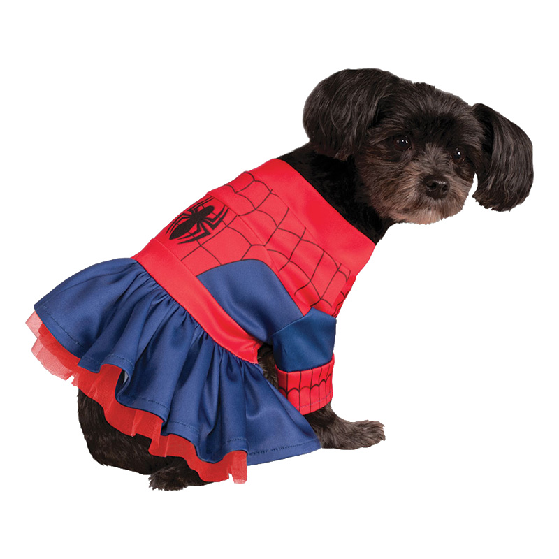 Maskeradkläder Vuxna - Spidergirl Hund - X-Small Maskeradkläder Vuxna - Spidergirl Hund - X-Small