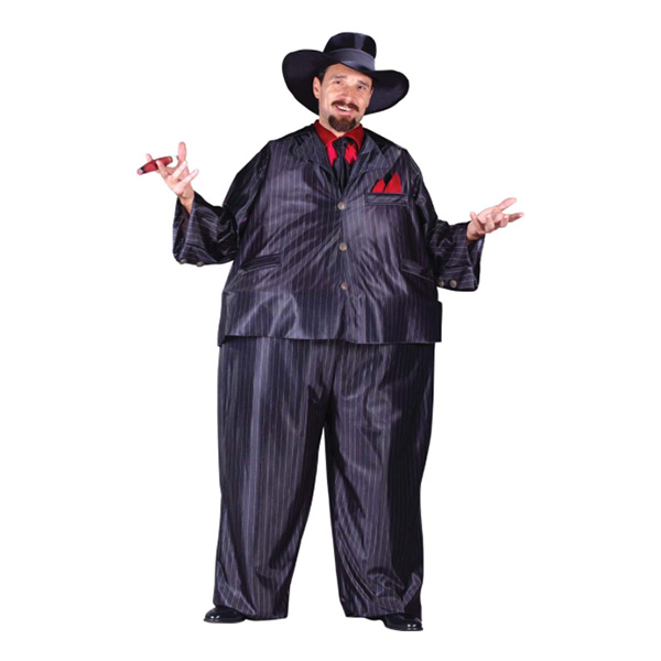 Maskeradkläder Vuxna - Tjock-Tony Maffia - One size Maskeradkläder Vuxna - Tjock-Tony Maffia - One size