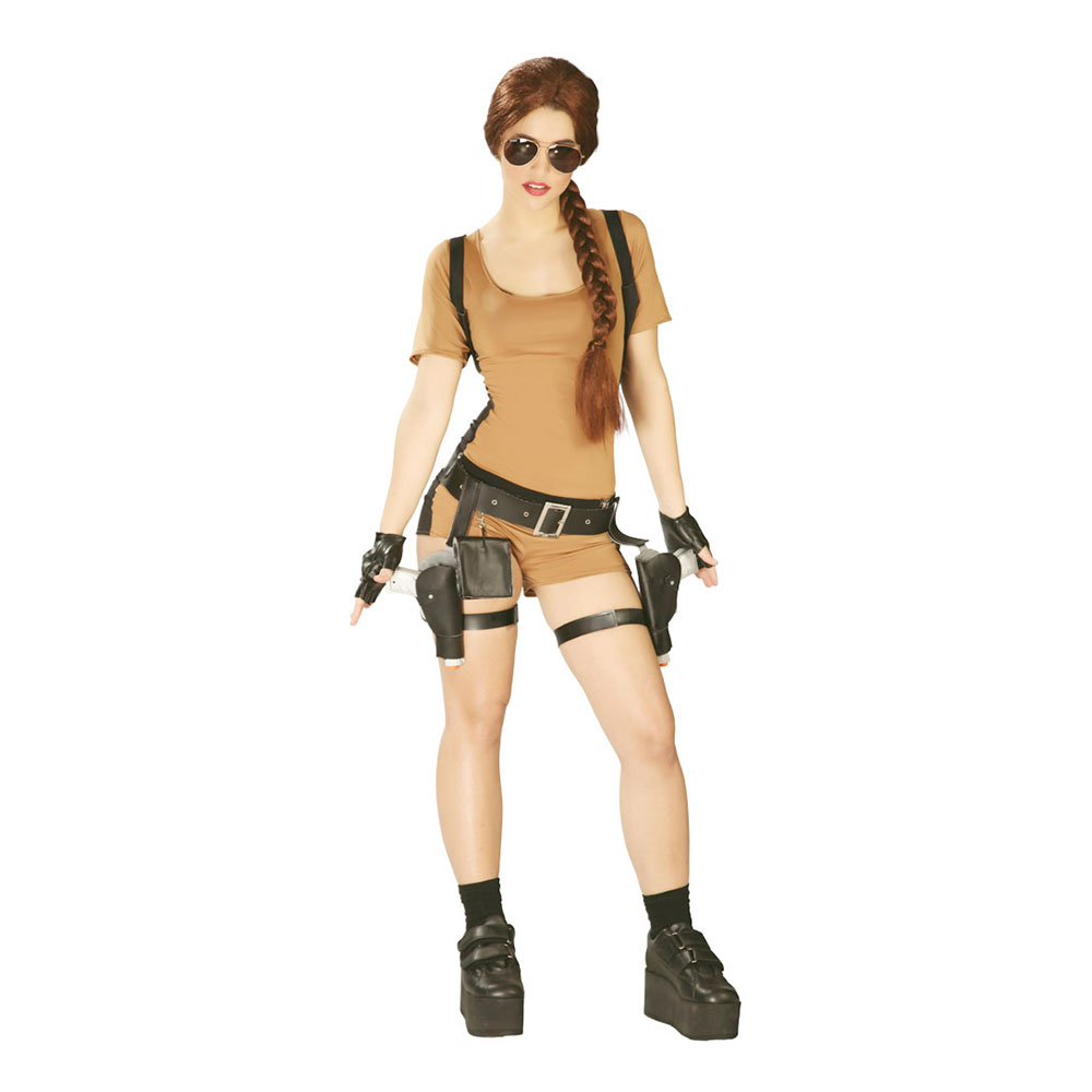Maskeradkläder Vuxna - Tomb Raider - One size Maskeradkläder Vuxna - Tomb Raider - One size