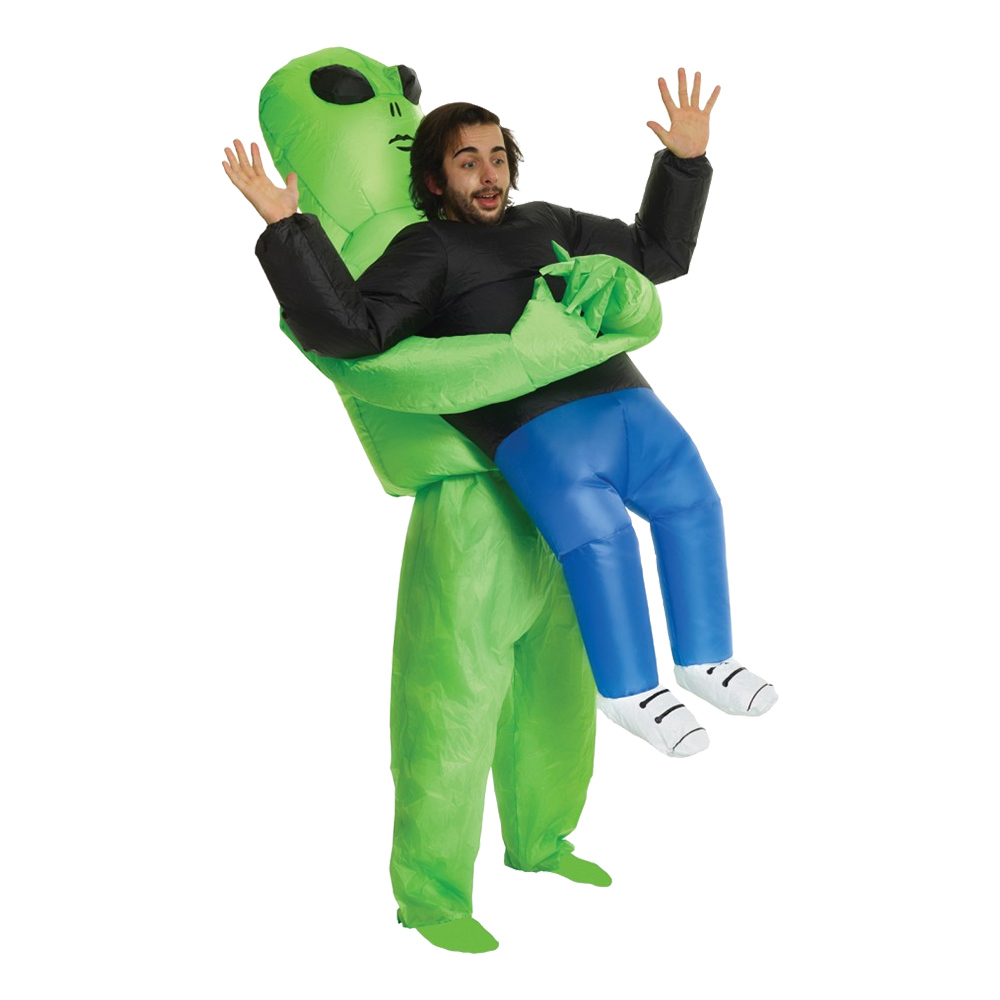 Maskeradkläder Vuxna - Uppblåsbar Bärande Alien - One size Maskeradkläder Vuxna - Uppblåsbar Bärande Alien - One size