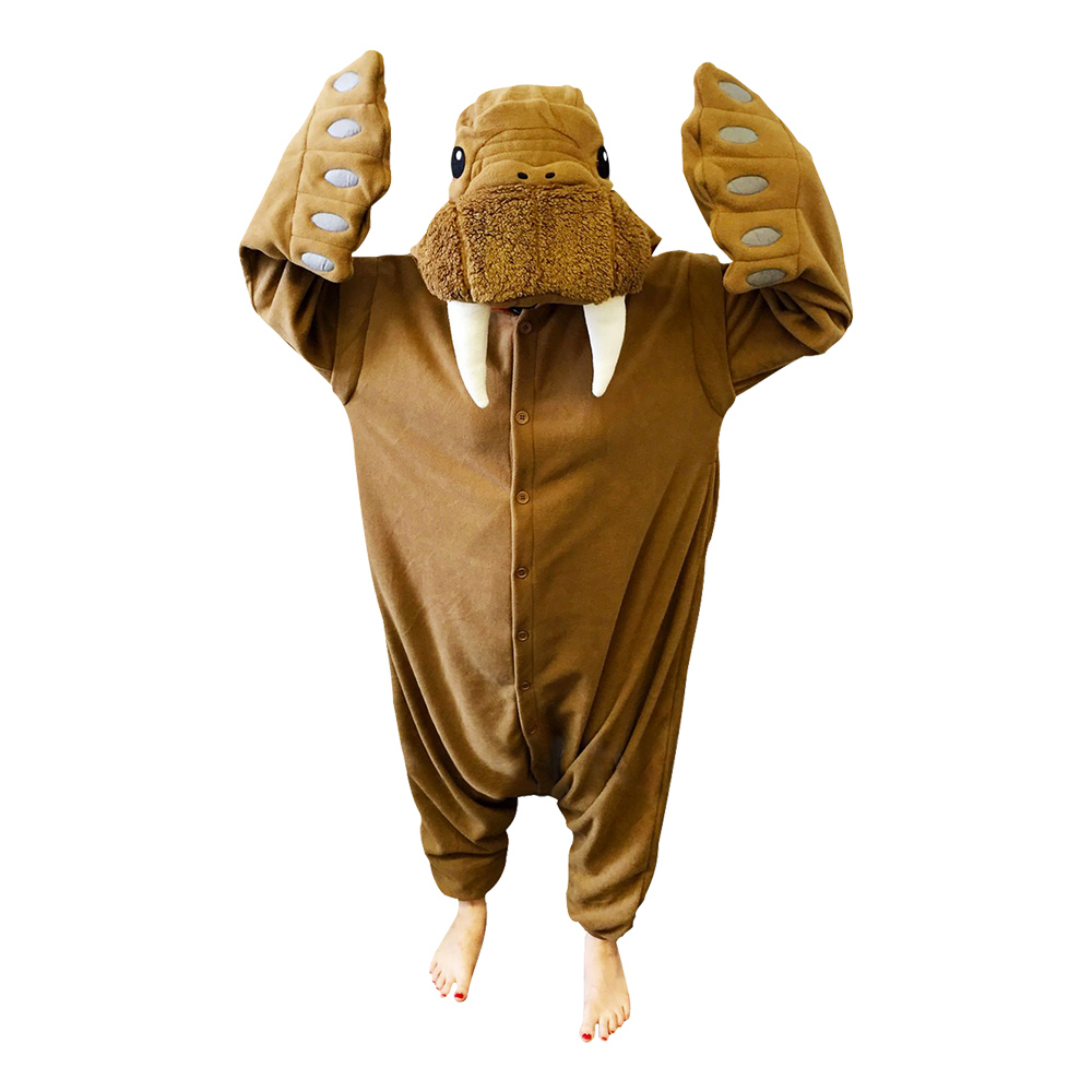 Maskeradkläder Vuxna - Valross Kigurumi - Medium Maskeradkläder Vuxna - Valross Kigurumi - Medium