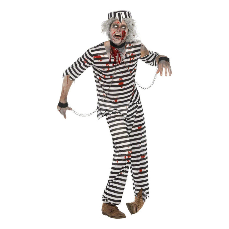 Maskeradkläder Vuxna - Zombie Fånge - Medium Maskeradkläder Vuxna - Zombie Fånge - Medium